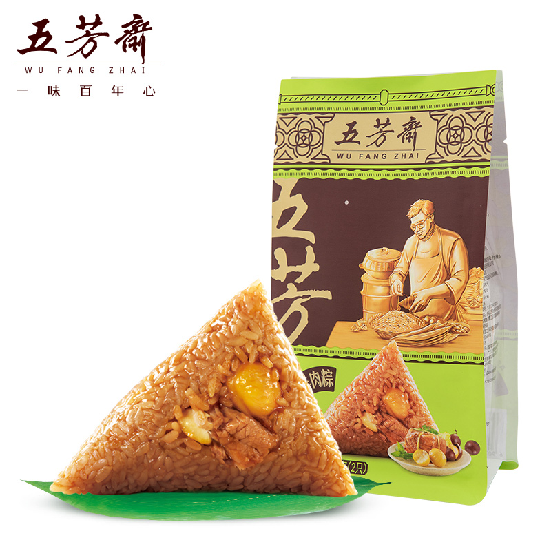 五芳齋栗子鮮肉粽140g*2